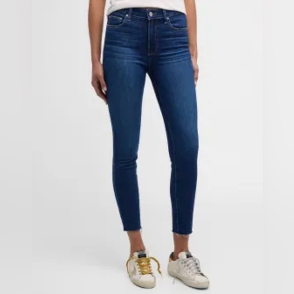 Paige SKYLINE SKINNY
CROP Blue Jeans Denim size 26​ - Picture 1 of 5
